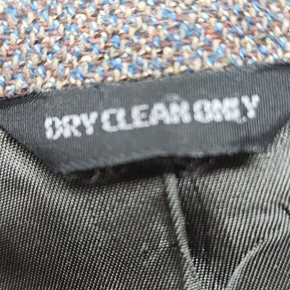 Givenchy Gentleman Vintage Wool Tweed Blazer, Men's 42R - Picture 8 of 14